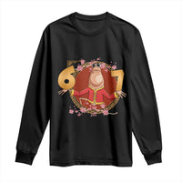 Funny Marcus The Worm Six Seven Lunar New Year Meme Long Sleeve Shirt - Wonder Print Shop
