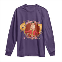 Funny Marcus The Worm Six Seven Lunar New Year Meme Long Sleeve Shirt - Wonder Print Shop
