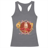 Funny Marcus The Worm Six Seven Lunar New Year Meme Racerback Tank Top - Wonder Print Shop
