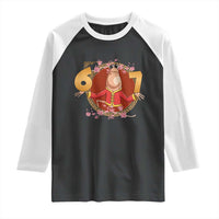 Funny Marcus The Worm Six Seven Lunar New Year Meme Raglan Shirt - Wonder Print Shop