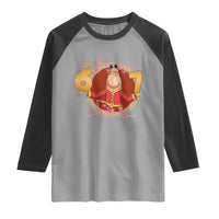 Funny Marcus The Worm Six Seven Lunar New Year Meme Raglan Shirt - Wonder Print Shop