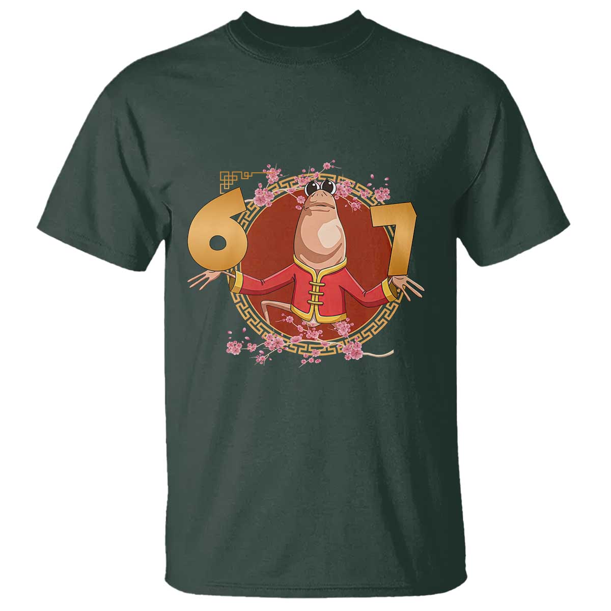 Funny Marcus The Worm Six Seven Lunar New Year Meme T Shirt - Wonder Print Shop