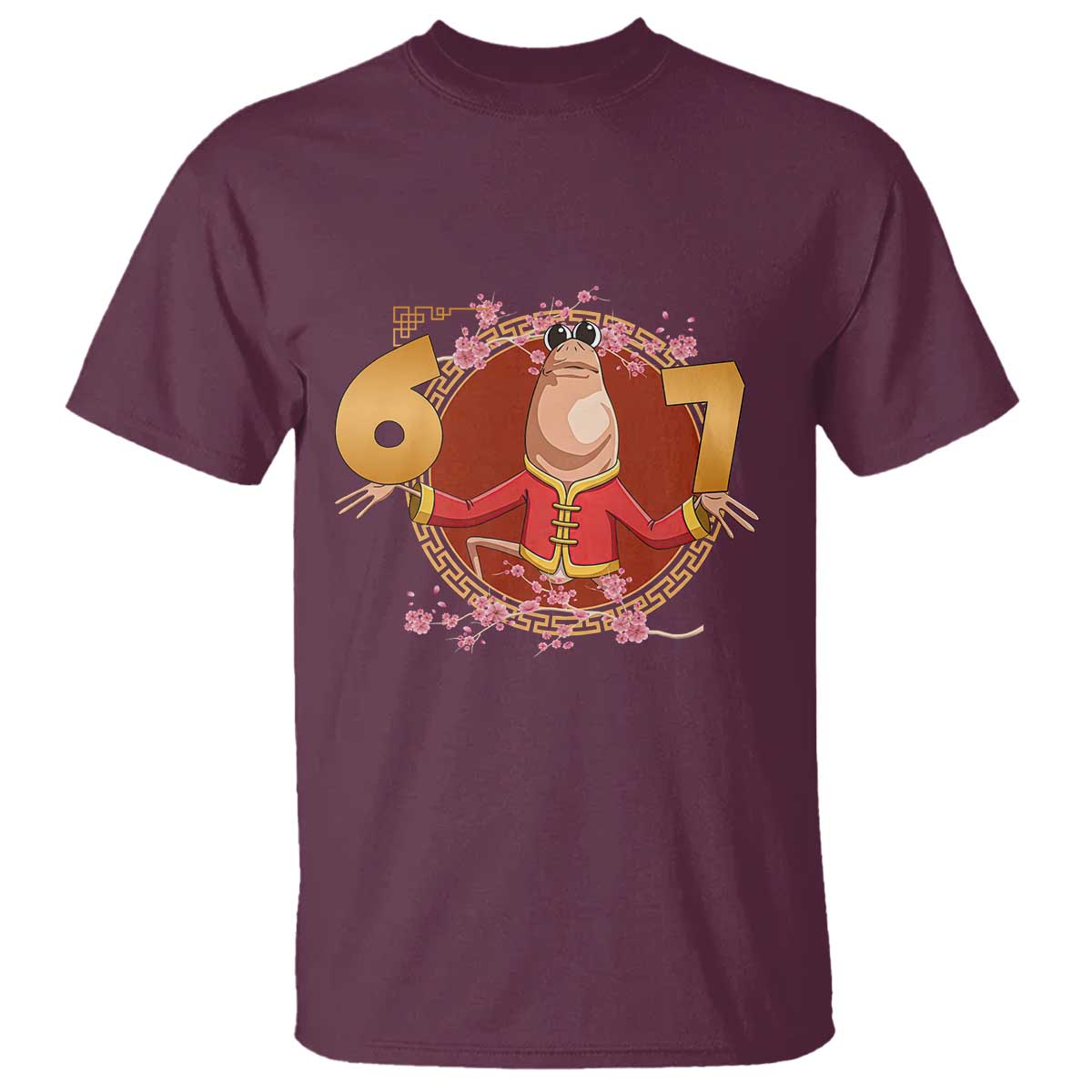 Funny Marcus The Worm Six Seven Lunar New Year Meme T Shirt - Wonder Print Shop