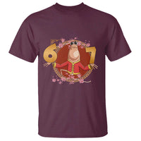 Funny Marcus The Worm Six Seven Lunar New Year Meme T Shirt - Wonder Print Shop