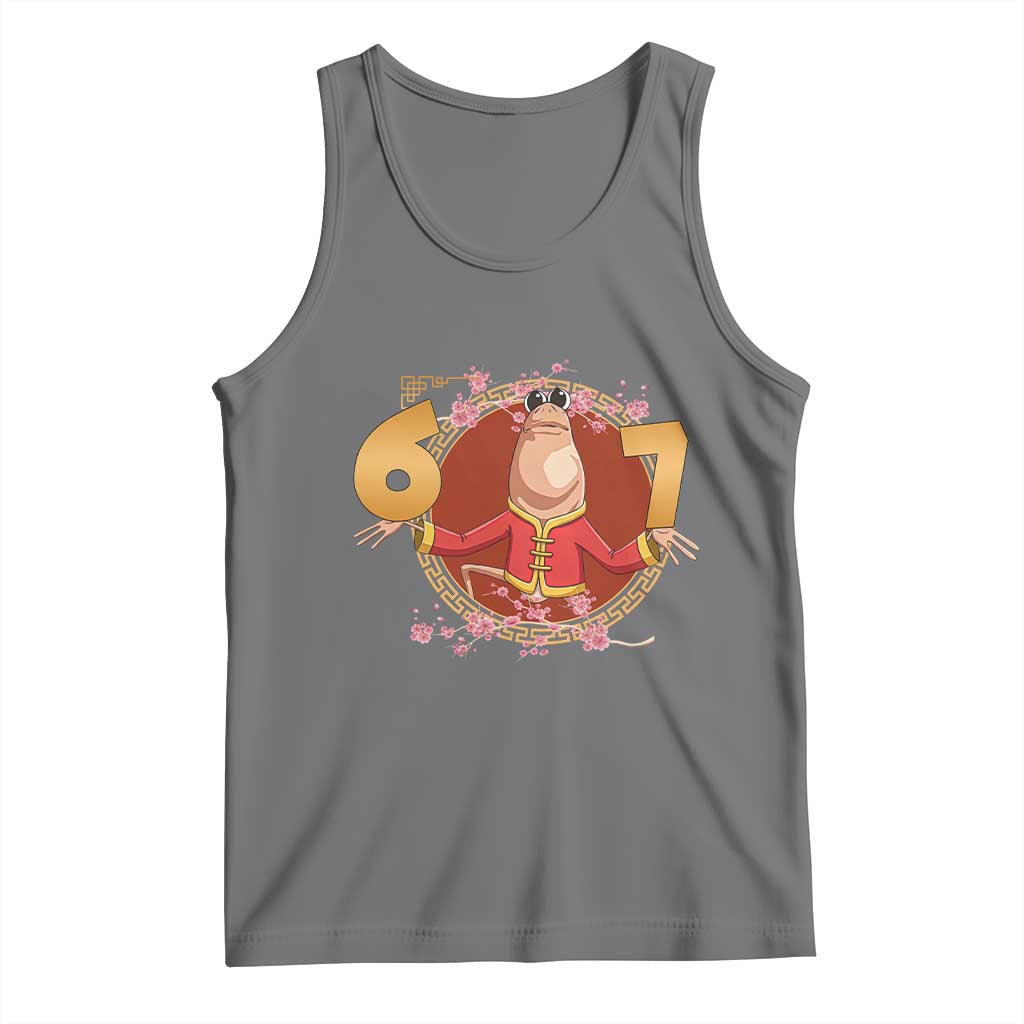 Funny Marcus The Worm Six Seven Lunar New Year Meme Tank Top - Wonder Print Shop