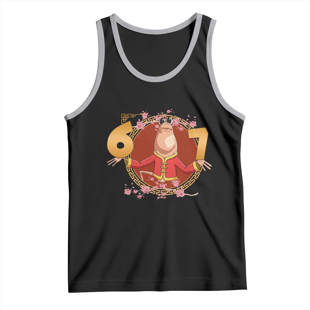 Funny Marcus The Worm Six Seven Lunar New Year Meme Tank Top - Wonder Print Shop