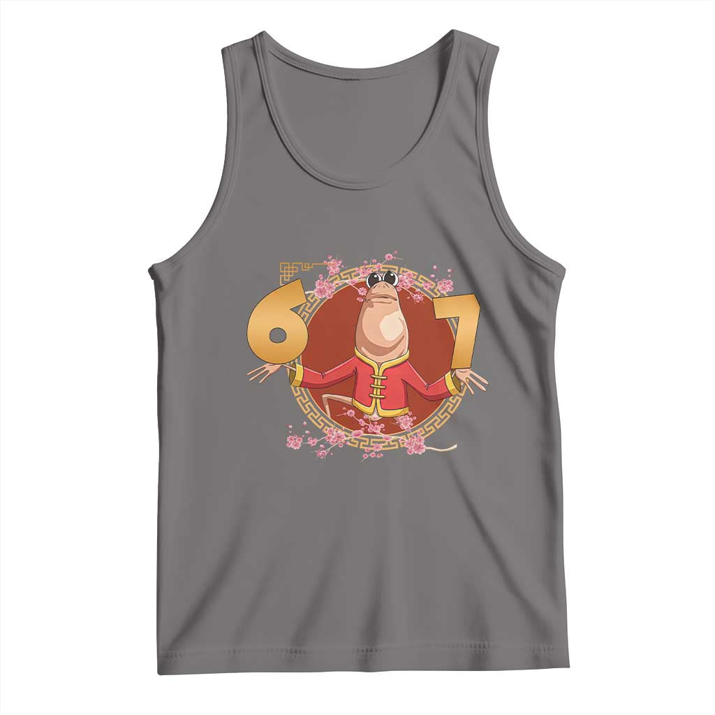 Funny Marcus The Worm Six Seven Lunar New Year Meme Tank Top - Wonder Print Shop