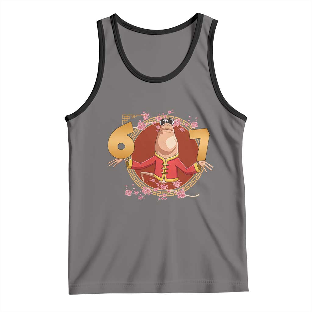 Funny Marcus The Worm Six Seven Lunar New Year Meme Tank Top - Wonder Print Shop