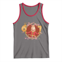 Funny Marcus The Worm Six Seven Lunar New Year Meme Tank Top - Wonder Print Shop