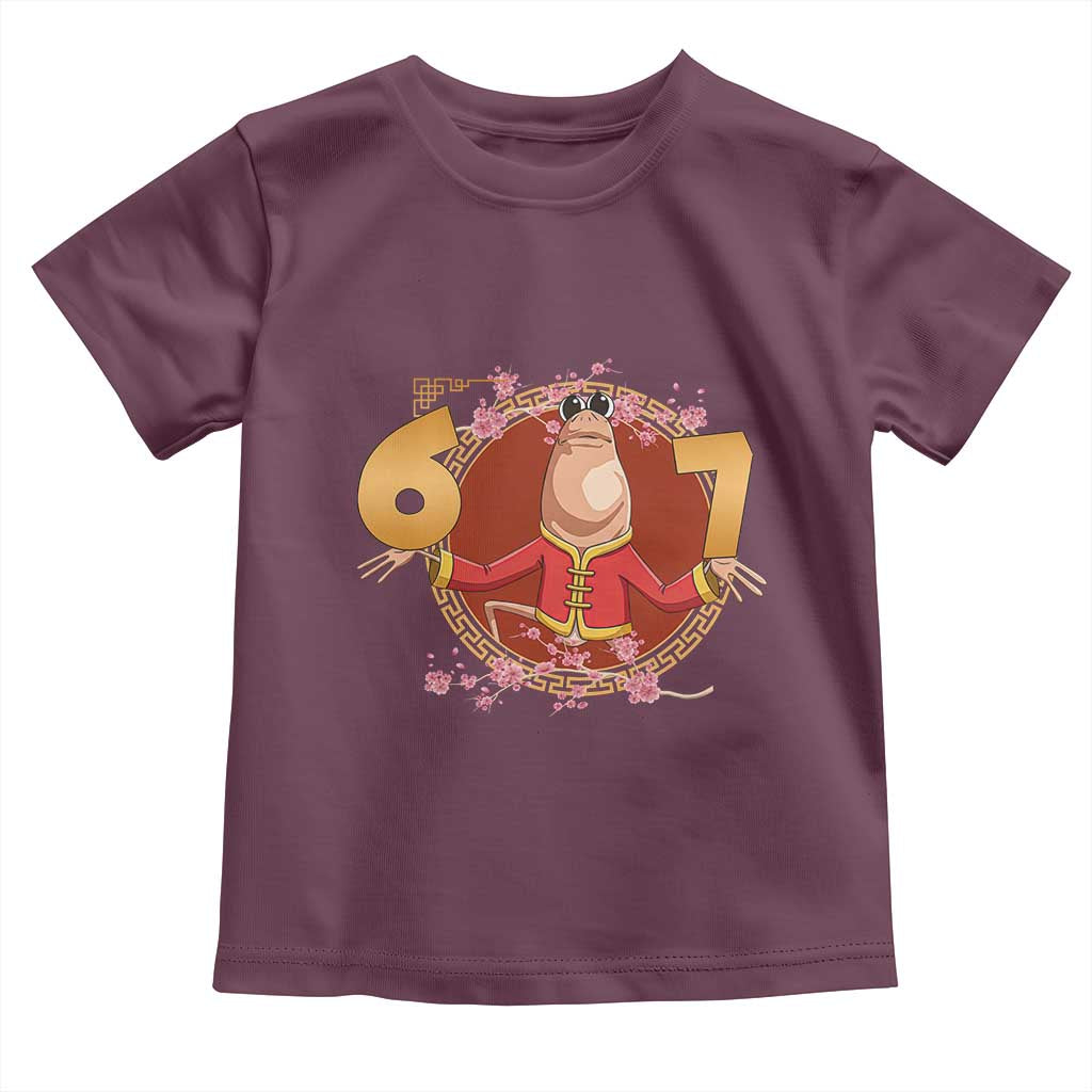 Funny Marcus The Worm Six Seven Lunar New Year Meme Toddler T Shirt - Wonder Print Shop