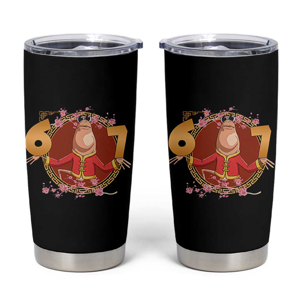 Funny Marcus The Worm Six Seven Lunar New Year Meme Tumbler Cup - Wonder Print Shop