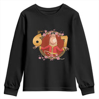 Funny Marcus The Worm Six Seven Lunar New Year Meme Youth Sweatshirt - Wonder Print Shop