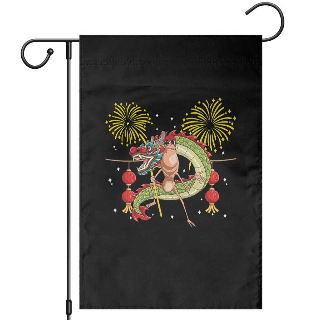 Funny Marcus The Worm Meme Garden Flag Viral Lunar New Year - Wonder Print Shop
