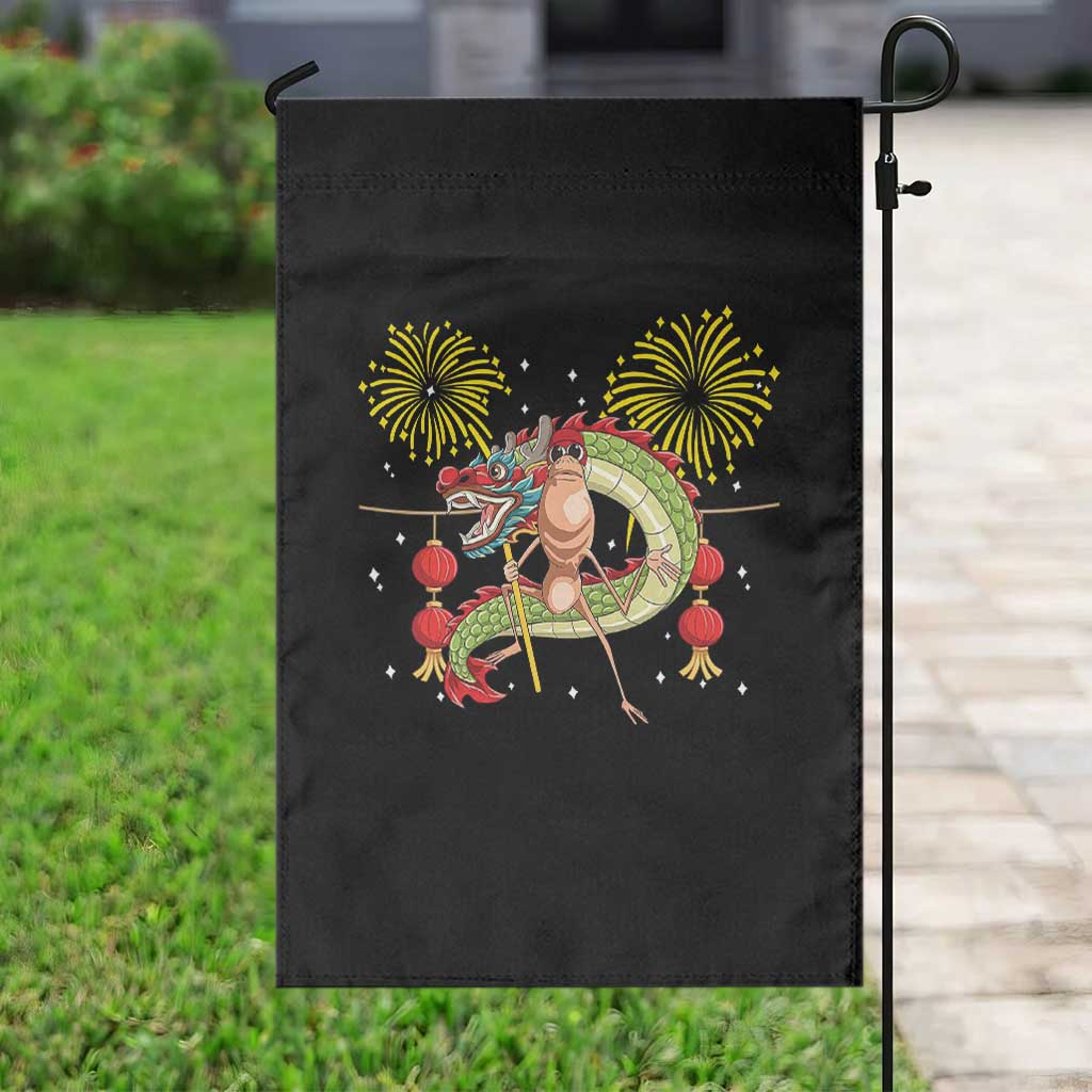 Funny Marcus The Worm Meme Garden Flag Viral Lunar New Year - Wonder Print Shop