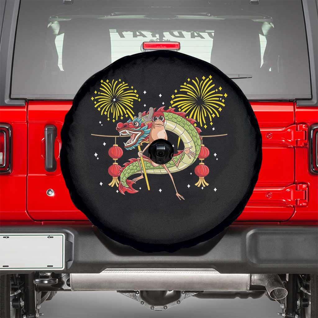 Funny Marcus The Worm Meme Spare Tire Cover Viral Lunar New Year - Wonder Print Shop