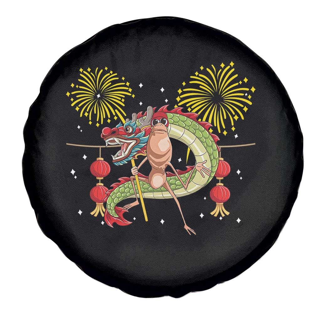 Funny Marcus The Worm Meme Spare Tire Cover Viral Lunar New Year - Wonder Print Shop