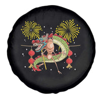 Funny Marcus The Worm Meme Spare Tire Cover Viral Lunar New Year - Wonder Print Shop