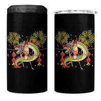 Funny Marcus The Worm Meme 4 in 1 Can Cooler Tumbler Viral Lunar New Year - Wonder Print Shop