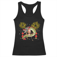 Funny Marcus The Worm Meme Racerback Tank Top Viral Lunar New Year - Wonder Print Shop