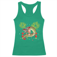 Funny Marcus The Worm Meme Racerback Tank Top Viral Lunar New Year - Wonder Print Shop
