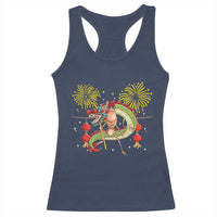 Funny Marcus The Worm Meme Racerback Tank Top Viral Lunar New Year - Wonder Print Shop