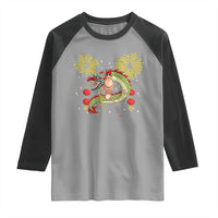 Funny Marcus The Worm Meme Raglan Shirt Viral Lunar New Year - Wonder Print Shop
