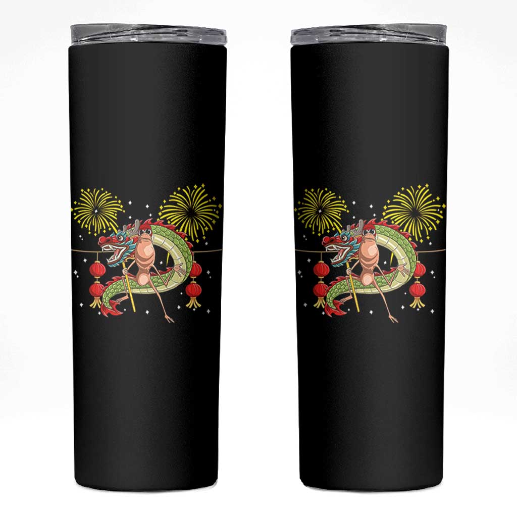 Funny Marcus The Worm Meme Skinny Tumbler Viral Lunar New Year - Wonder Print Shop