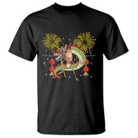 Funny Marcus The Worm Meme T Shirt Viral Lunar New Year - Wonder Print Shop