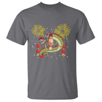 Funny Marcus The Worm Meme T Shirt Viral Lunar New Year - Wonder Print Shop