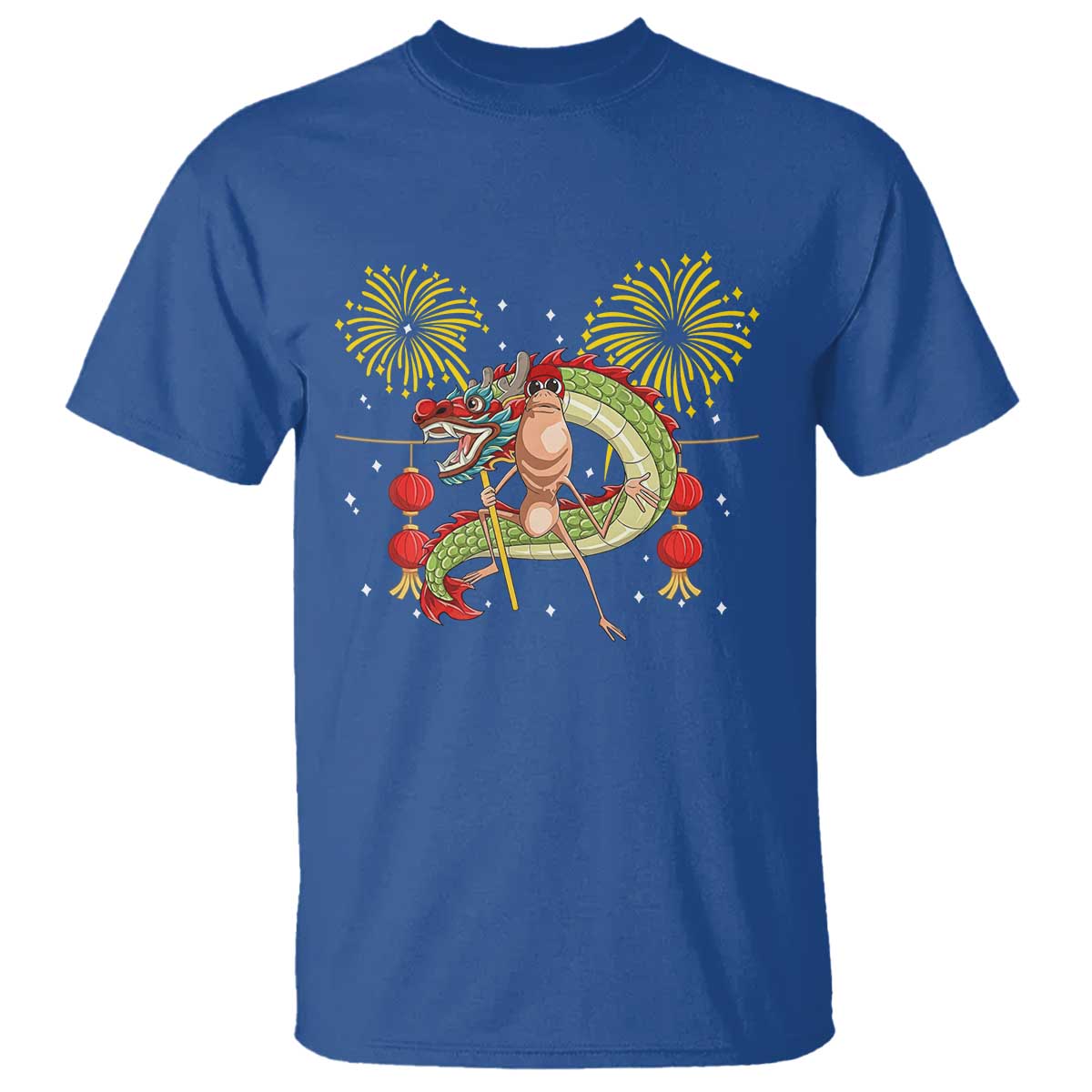 Funny Marcus The Worm Meme T Shirt Viral Lunar New Year - Wonder Print Shop