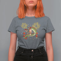 Funny Marcus The Worm Meme T Shirt For Women Viral Lunar New Year - Wonder Print Shop
