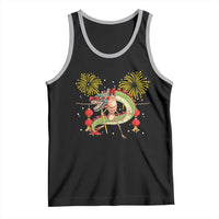 Funny Marcus The Worm Meme Tank Top Viral Lunar New Year - Wonder Print Shop