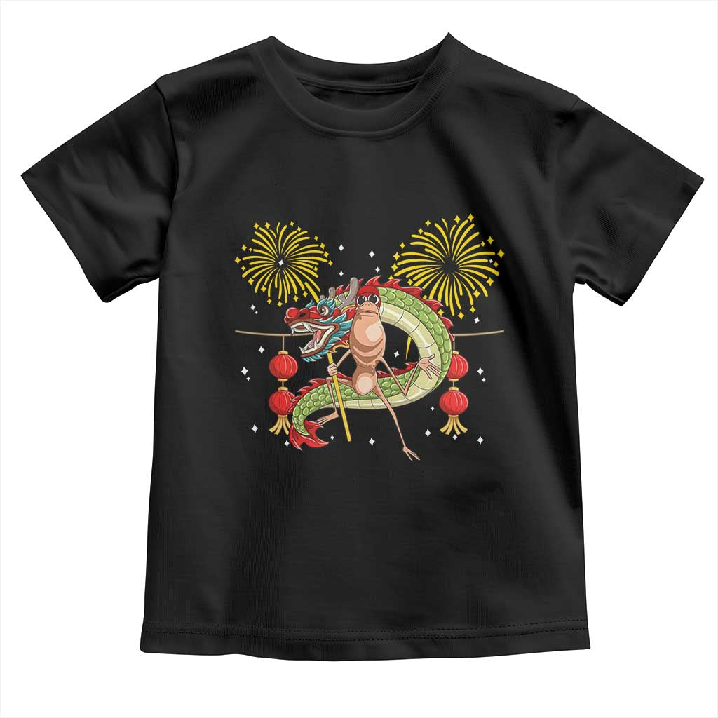 Funny Marcus The Worm Meme Toddler T Shirt Viral Lunar New Year - Wonder Print Shop