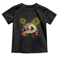 Funny Marcus The Worm Meme Toddler T Shirt Viral Lunar New Year - Wonder Print Shop