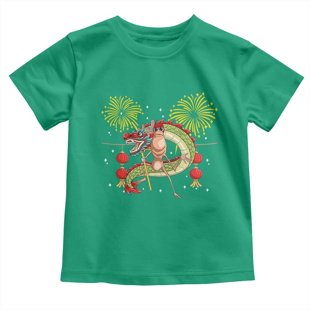 Funny Marcus The Worm Meme Toddler T Shirt Viral Lunar New Year - Wonder Print Shop