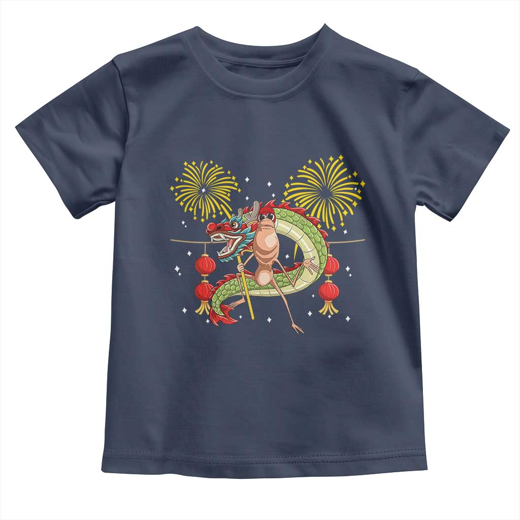Funny Marcus The Worm Meme Toddler T Shirt Viral Lunar New Year - Wonder Print Shop