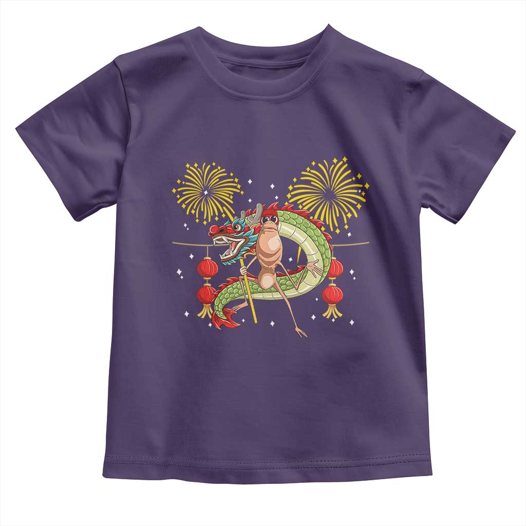 Funny Marcus The Worm Meme Toddler T Shirt Viral Lunar New Year - Wonder Print Shop