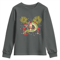 Funny Marcus The Worm Meme Youth Sweatshirt Viral Lunar New Year - Wonder Print Shop