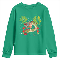 Funny Marcus The Worm Meme Youth Sweatshirt Viral Lunar New Year - Wonder Print Shop