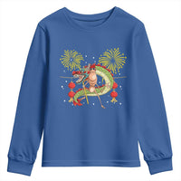 Funny Marcus The Worm Meme Youth Sweatshirt Viral Lunar New Year - Wonder Print Shop