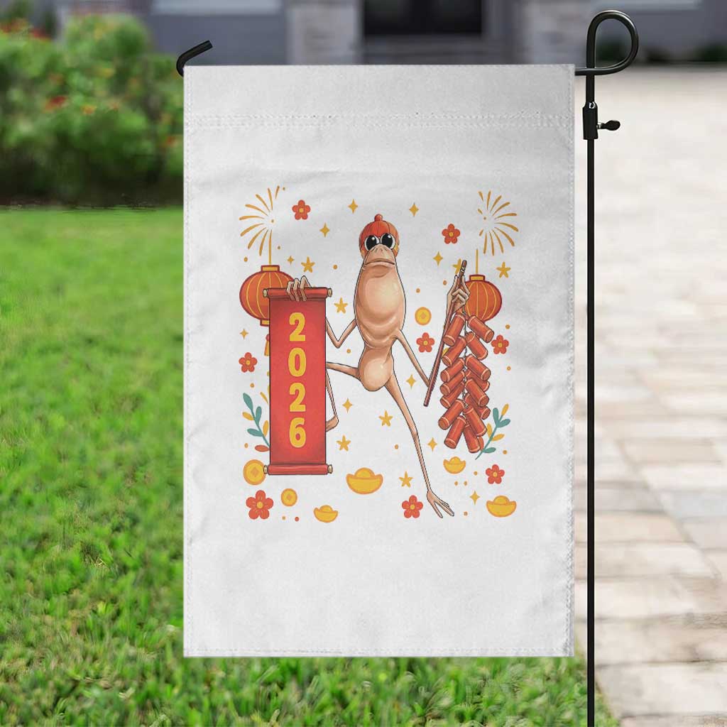 Marcus The Worm Lunar New Year Meme Garden Flag Trendy Gag Gift - Wonder Print Shop