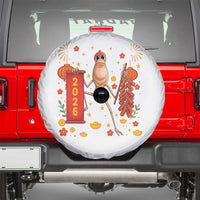 Marcus The Worm Lunar New Year Meme Spare Tire Cover Trendy Gag Gift - Wonder Print Shop
