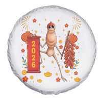 Marcus The Worm Lunar New Year Meme Spare Tire Cover Trendy Gag Gift - Wonder Print Shop