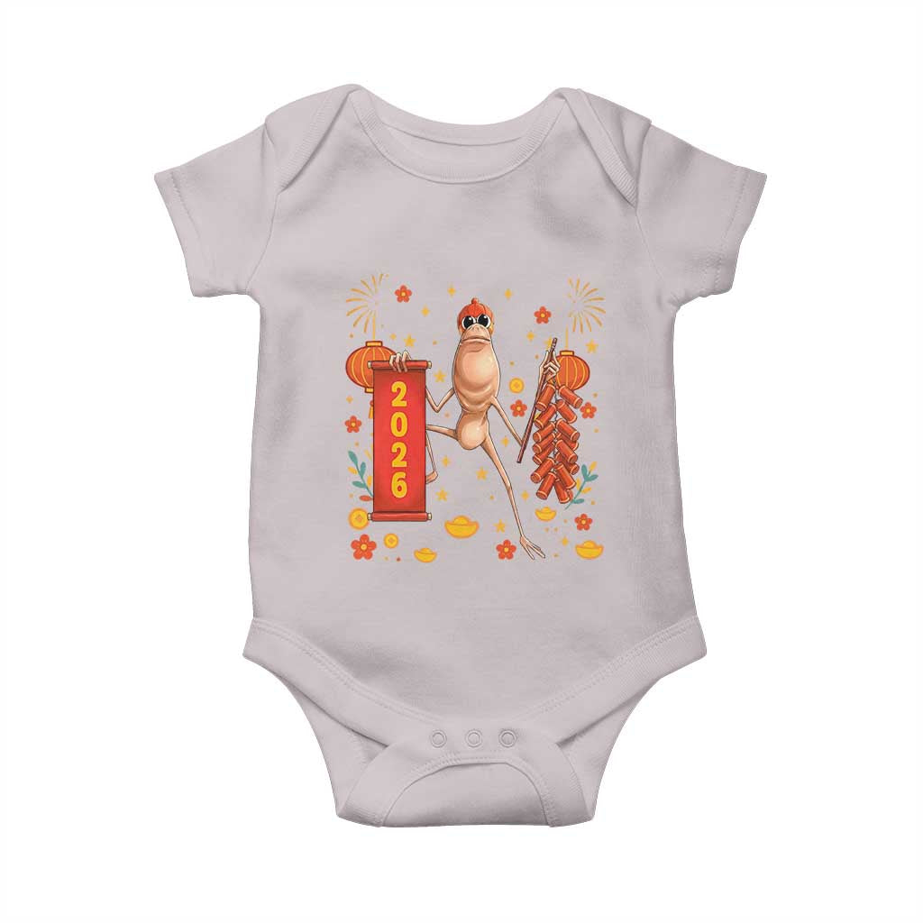 Marcus The Worm Lunar New Year Meme Baby Onesie Trendy Gag Gift - Wonder Print Shop