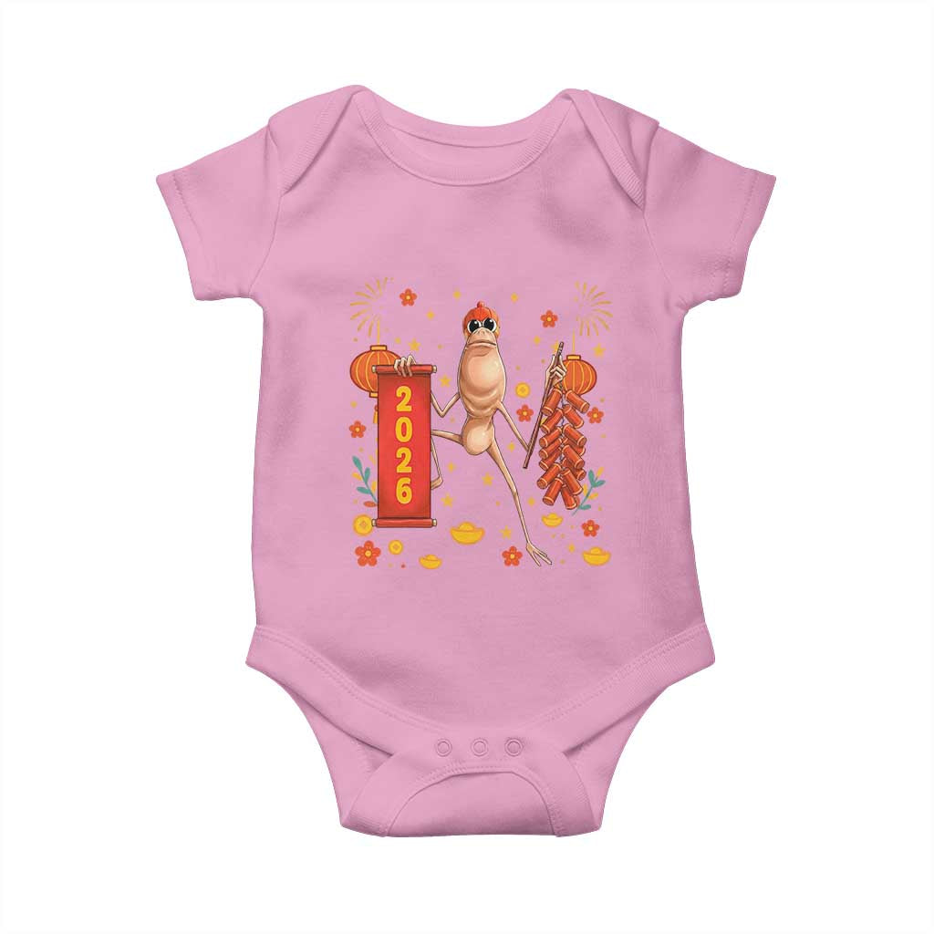 Marcus The Worm Lunar New Year Meme Baby Onesie Trendy Gag Gift - Wonder Print Shop