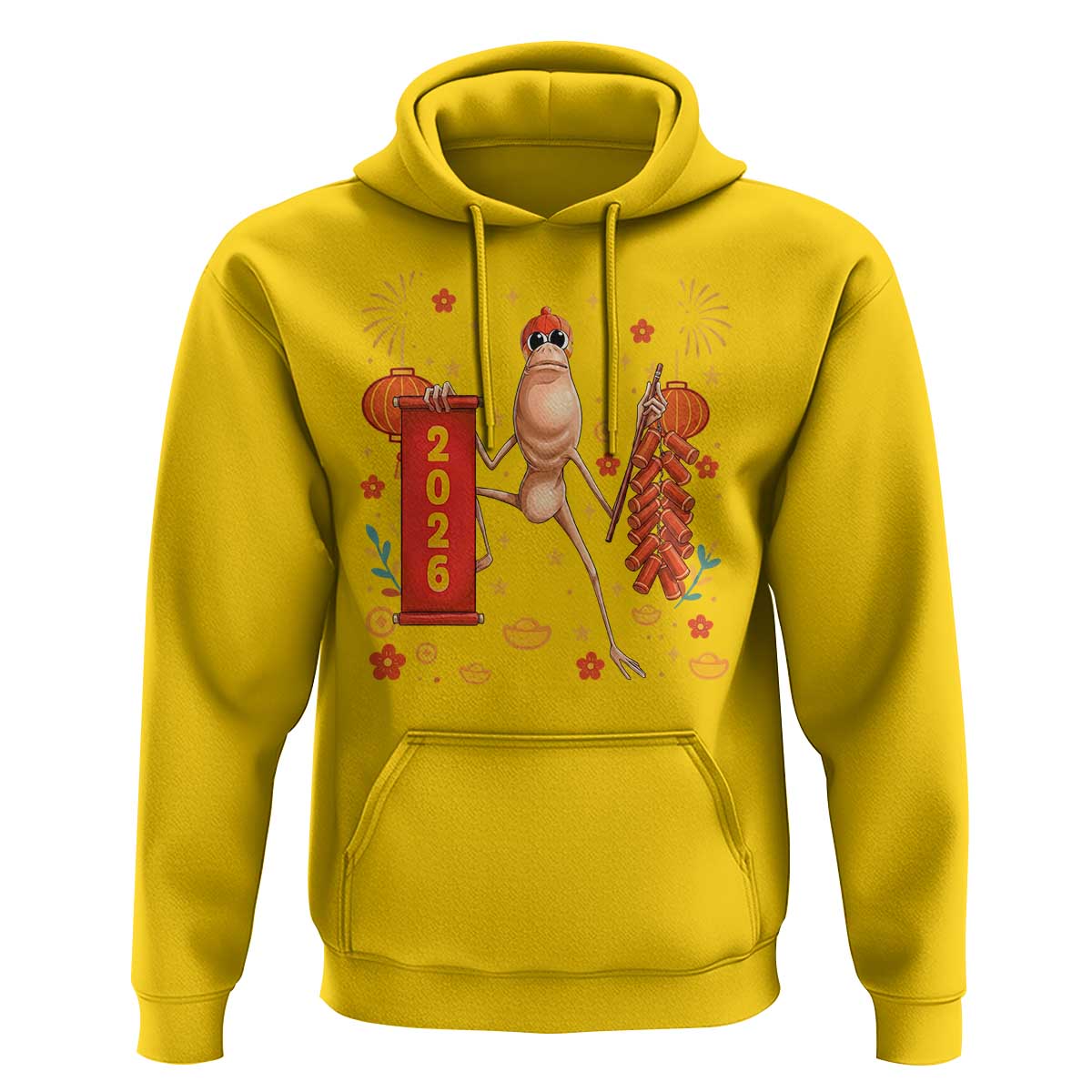 Marcus The Worm Lunar New Year Meme Hoodie Trendy Gag Gift - Wonder Print Shop