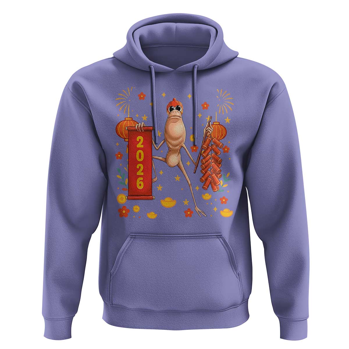 Marcus The Worm Lunar New Year Meme Hoodie Trendy Gag Gift - Wonder Print Shop