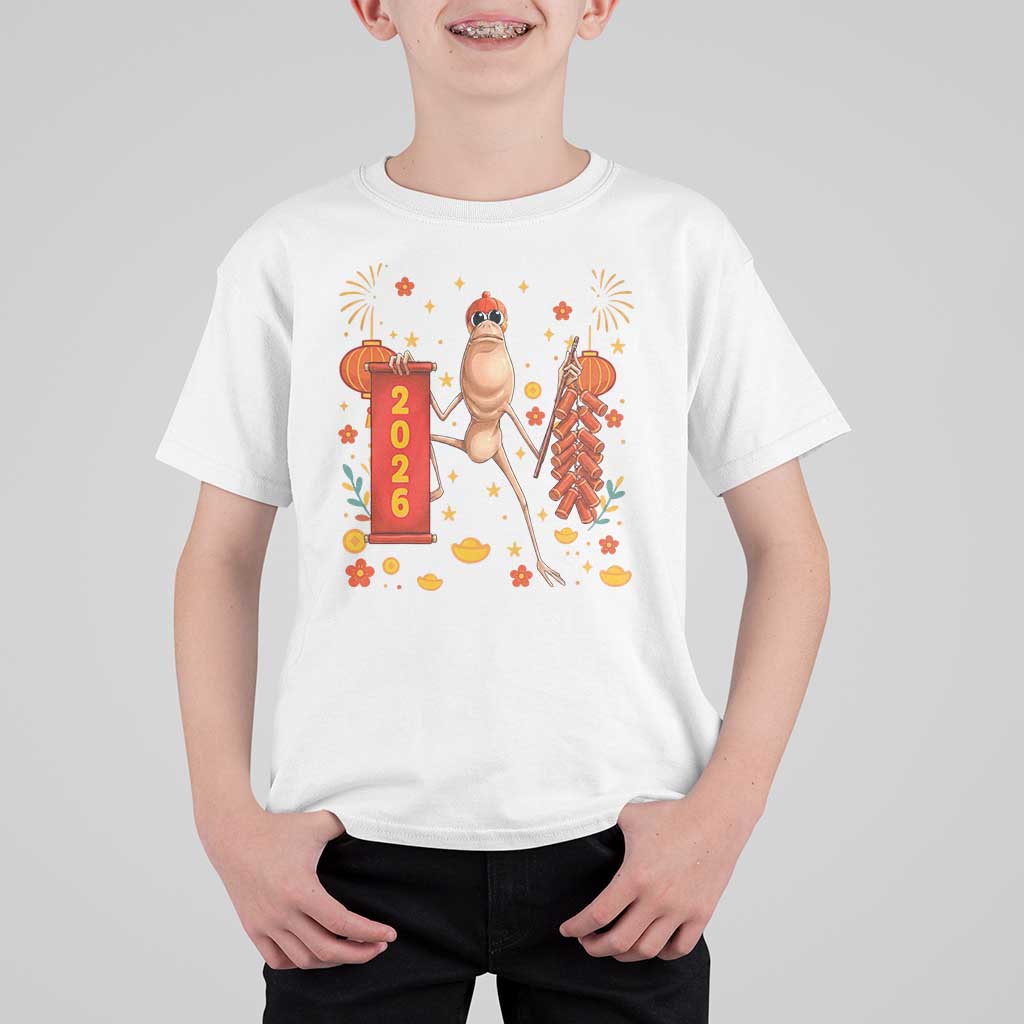 Marcus The Worm Lunar New Year Meme T Shirt For Kid Trendy Gag Gift - Wonder Print Shop