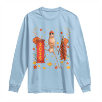Marcus The Worm Lunar New Year Meme Long Sleeve Shirt Trendy Gag Gift - Wonder Print Shop