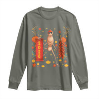 Marcus The Worm Lunar New Year Meme Long Sleeve Shirt Trendy Gag Gift - Wonder Print Shop